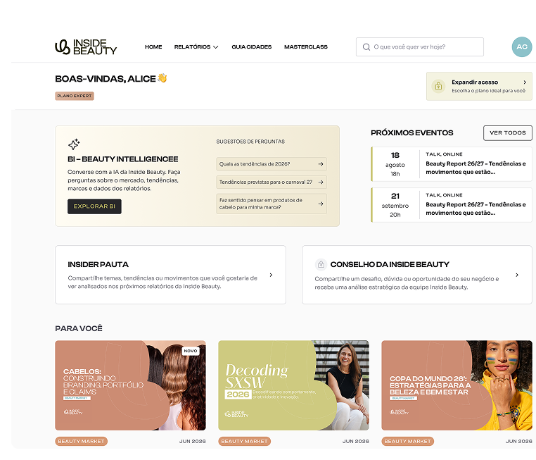 Plataforma Inside Beauty Hub